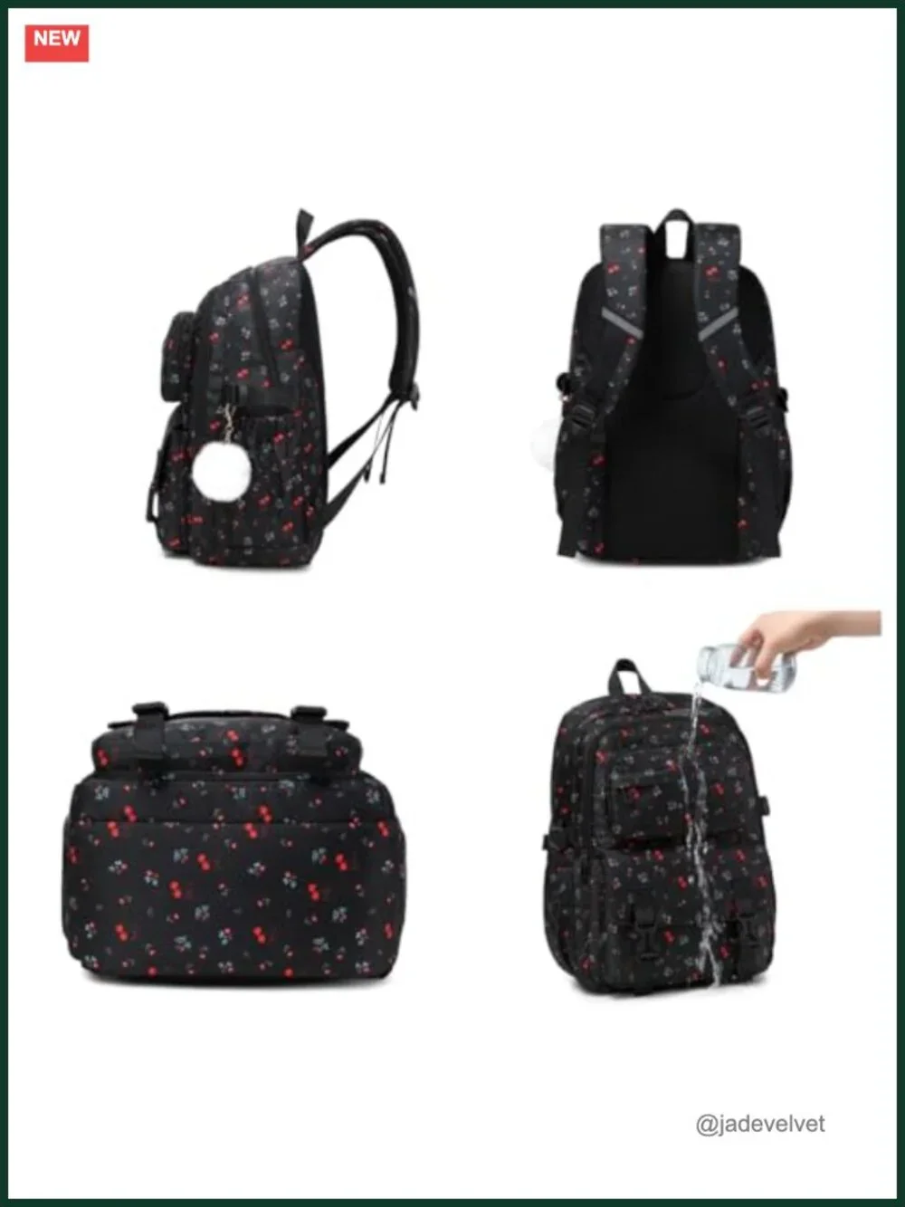 Kids Backpack with Lunch Box Set Daypack Large Bookbag Teen Girl